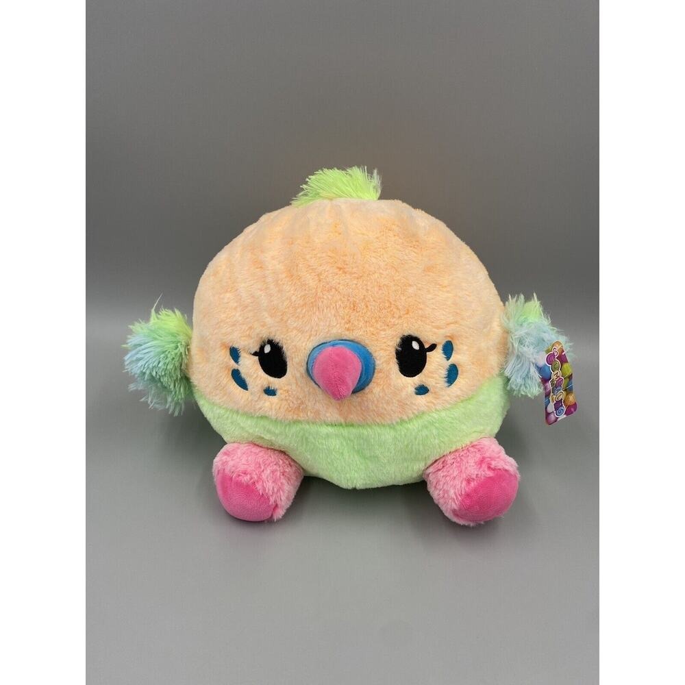 Fiesta Plush Pillow Gumballs Cutie Beans Peili Parakeet Stuffed Neon Sherbet